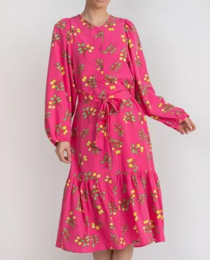 AMIRAH DRESS Long Sleeve (Pink)