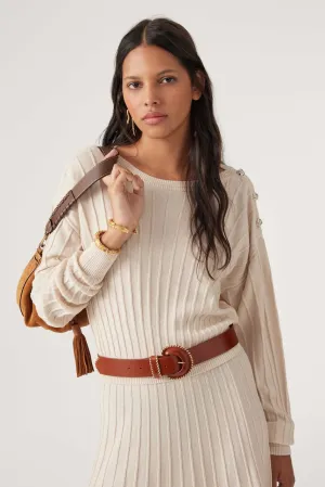 Bash Paris Jynx Jumper in Beige