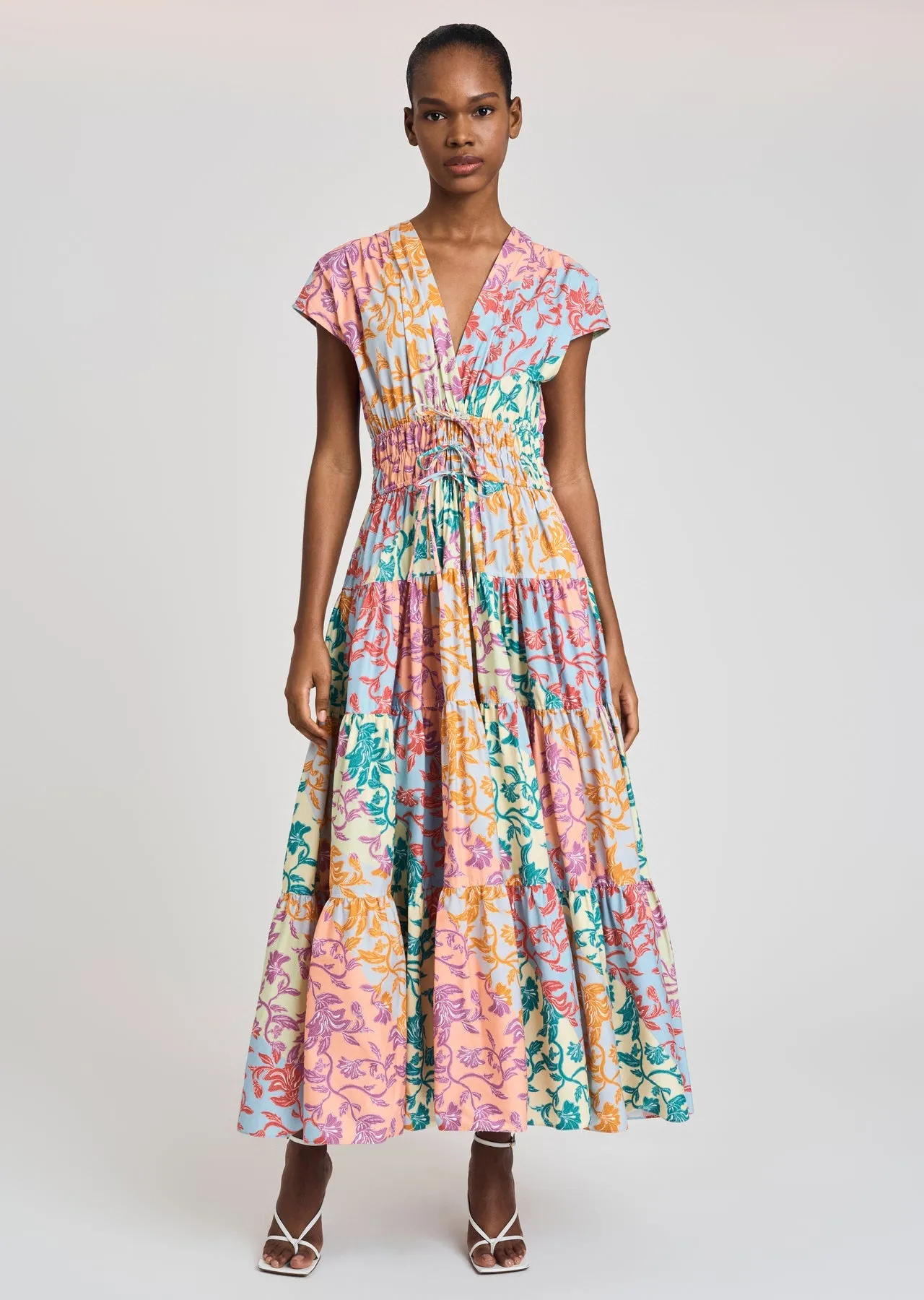 Derek Lam 10 Crosby - Fatima A-Line Dress in Multicolor