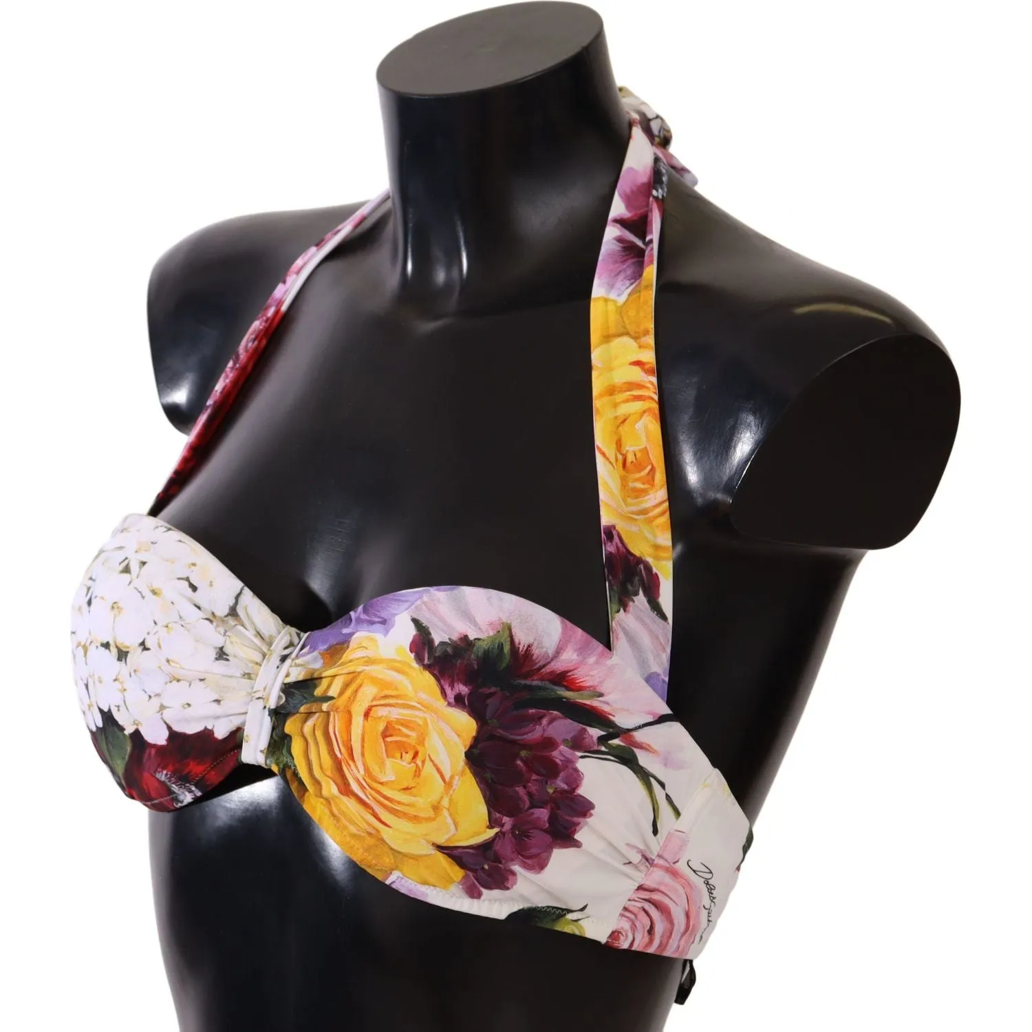 Dolce & Gabbana Chic Floral Print Bikini Top - Summer Essential