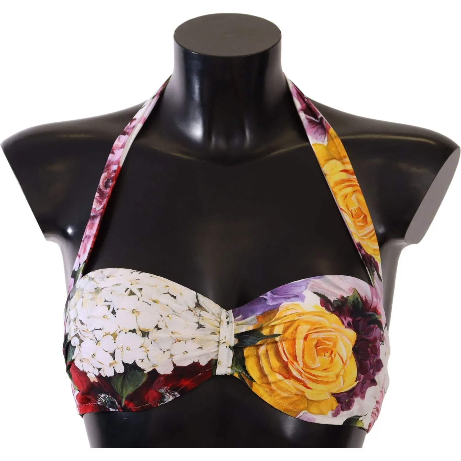 Dolce & Gabbana Chic Floral Print Bikini Top - Summer Essential