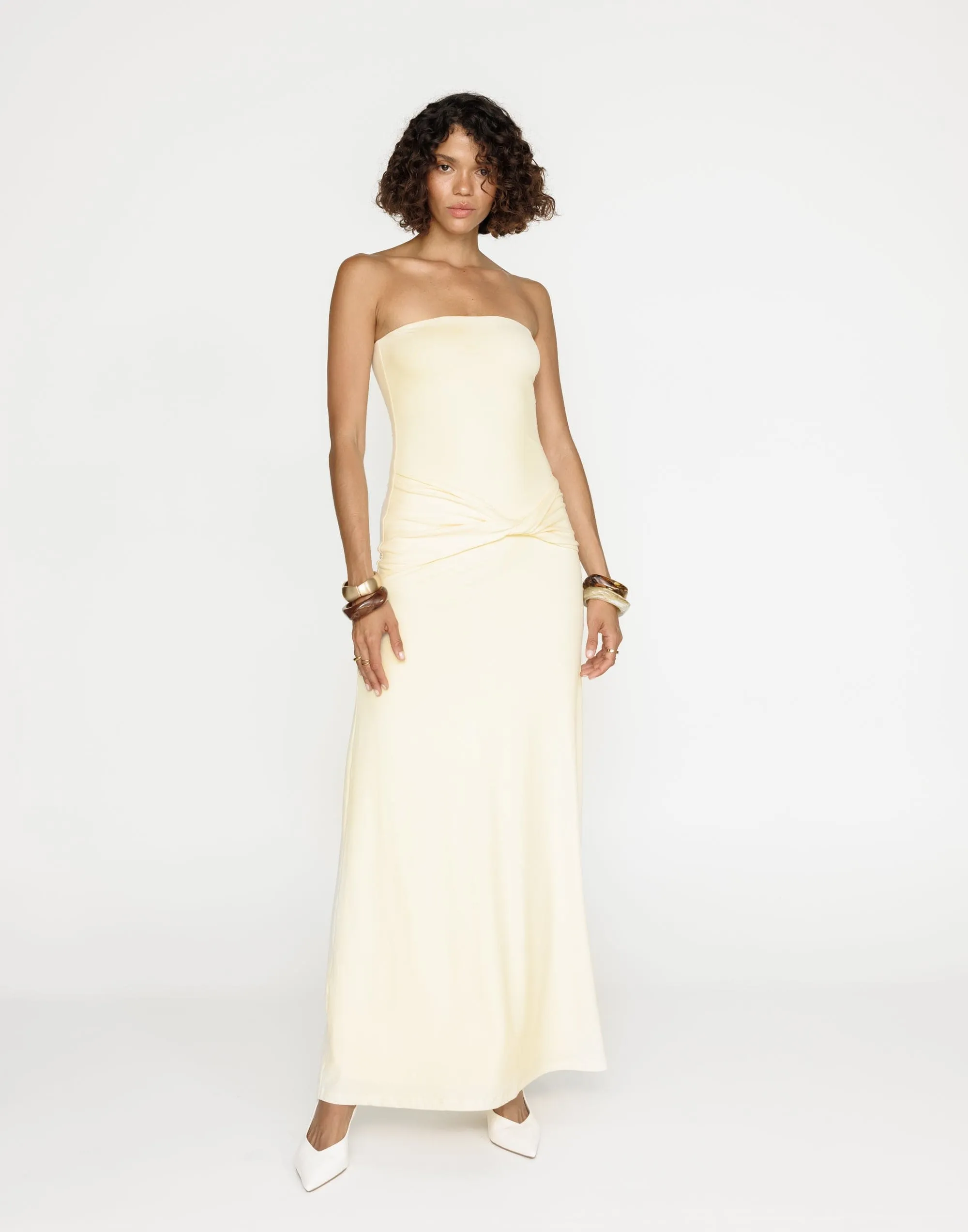 Edela Maxi Dress (Butter)