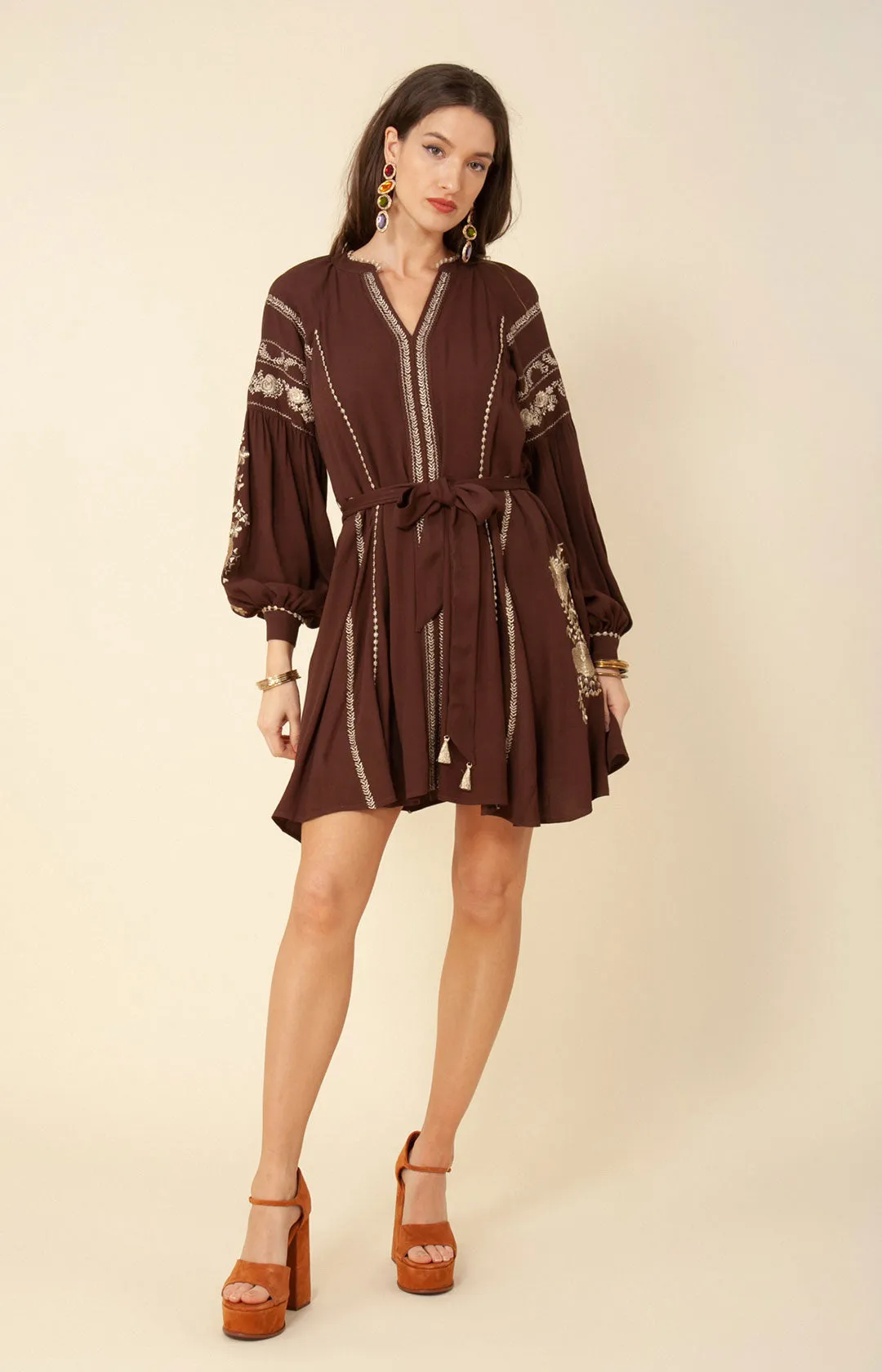 Mila Embroidered Dress