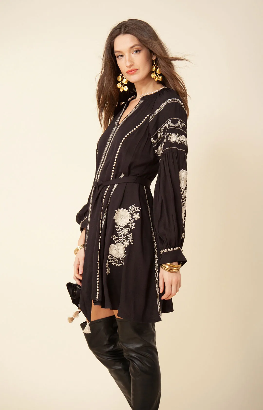 Mila Embroidered Dress