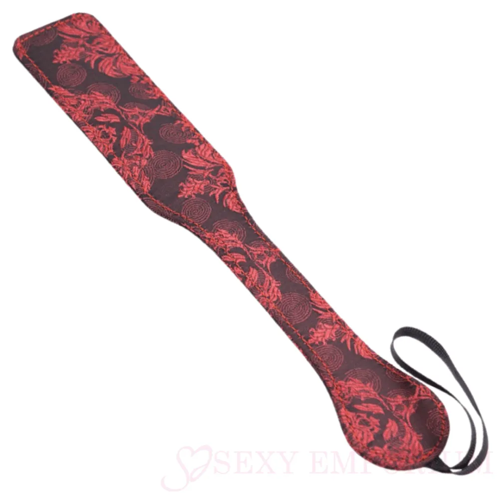 Red Satin Spanking Paddles