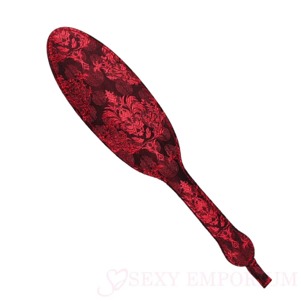 Red Satin Spanking Paddles