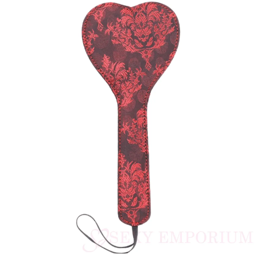 Red Satin Spanking Paddles