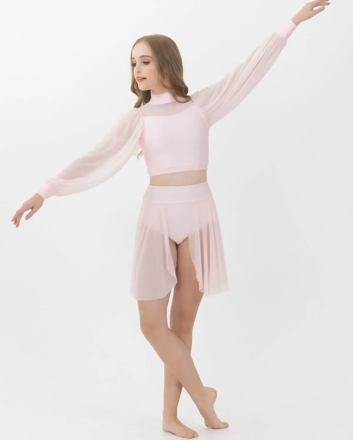 Studio 7, ELOISE SKIRT, Pale Pink, Childs, CHSK12