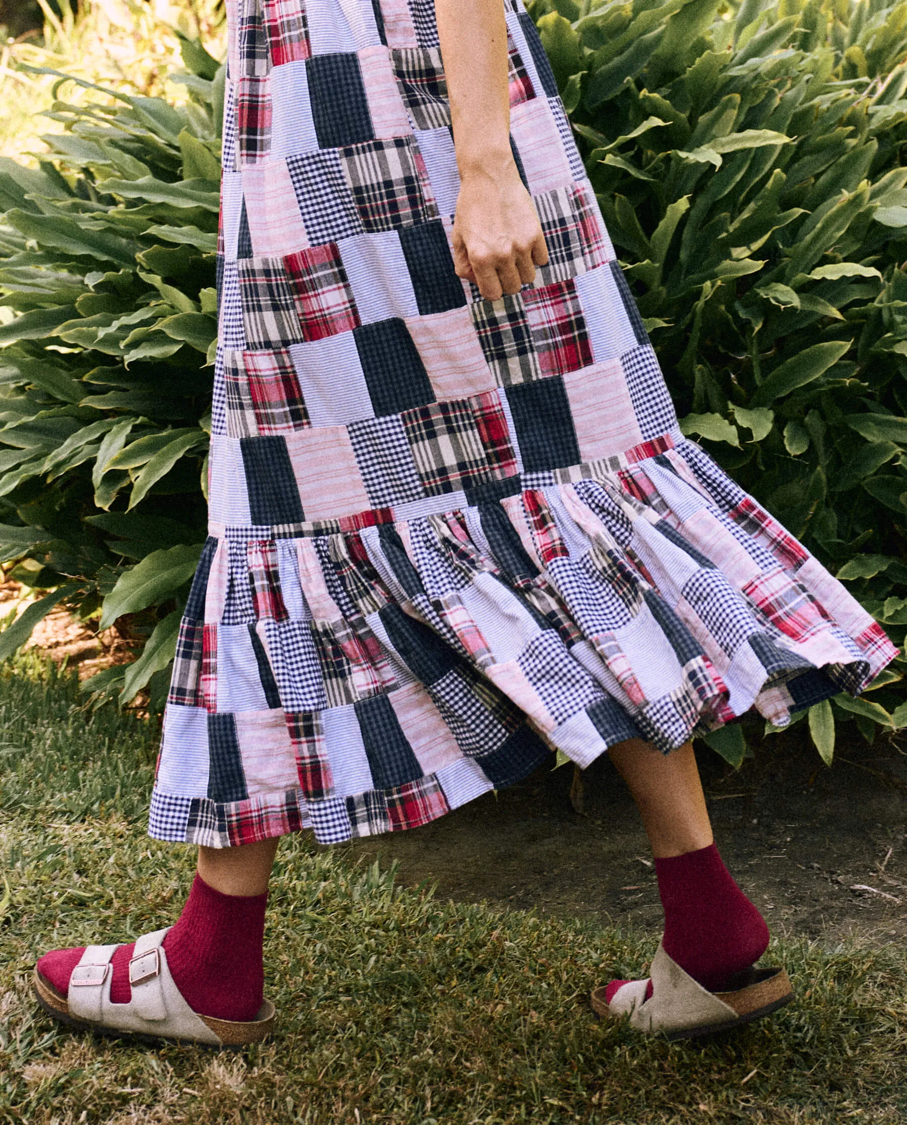 The Great - The Dainty Dress in Mixed Patchwork