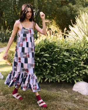 The Great - The Dainty Dress in Mixed Patchwork